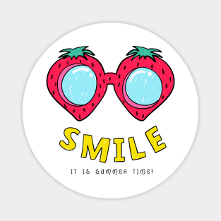 Strawberry Smile Magnet